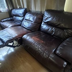 Free Reclining Couch - Must Pick Up