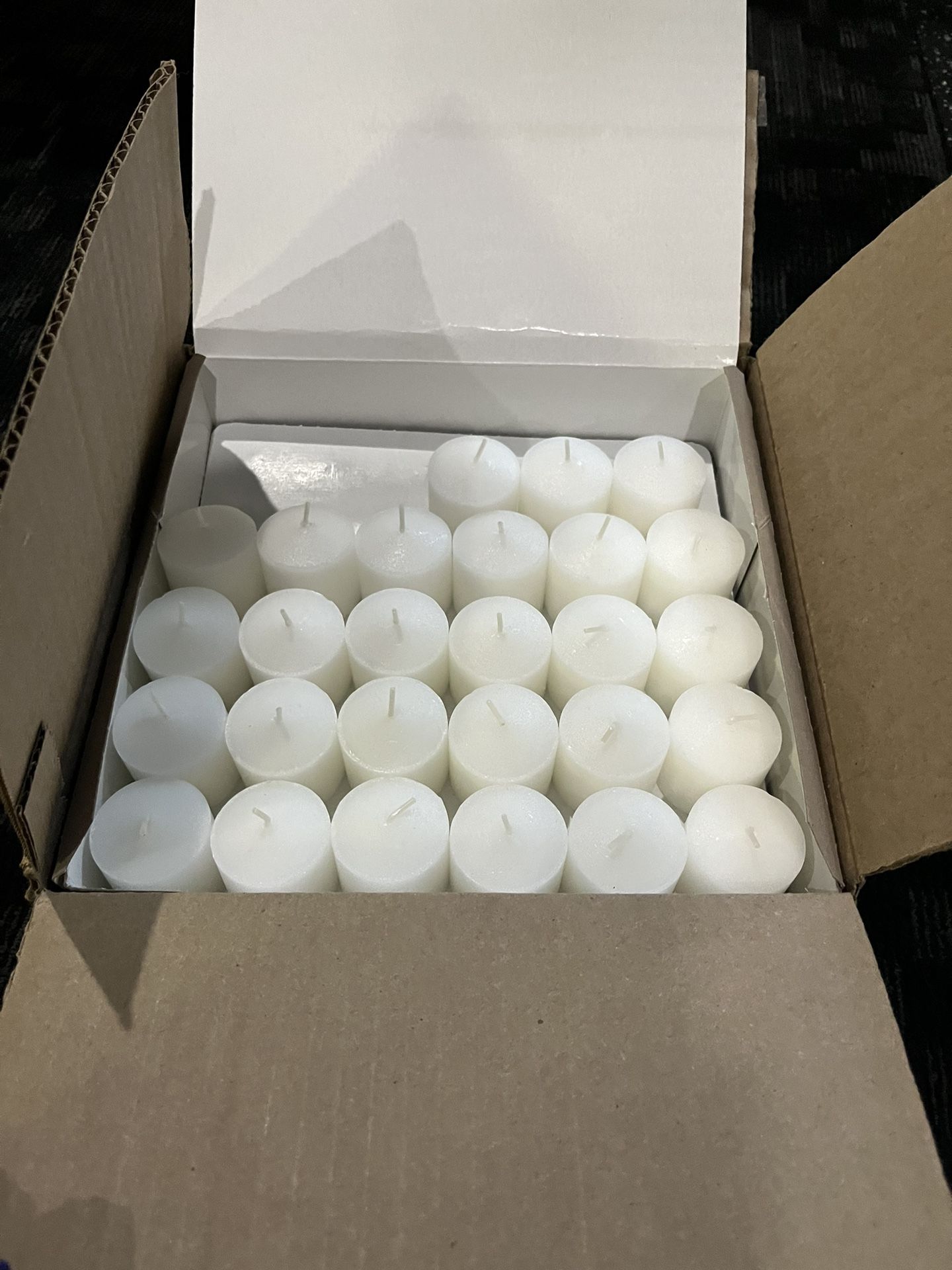White Votive Candles