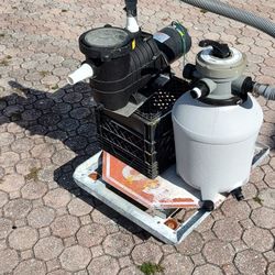 Aboveground Pool Sand Filter With Motor 