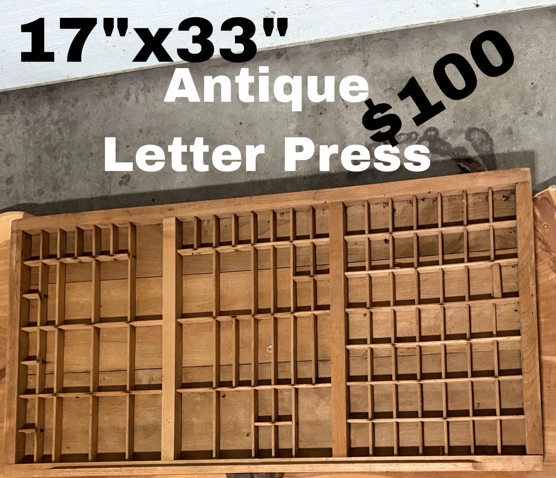 Antique Letter Press