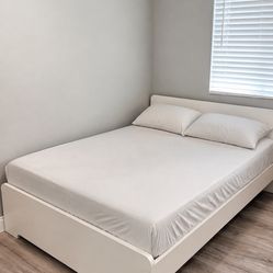 Moving Sales IKEA Full size Bed - White 