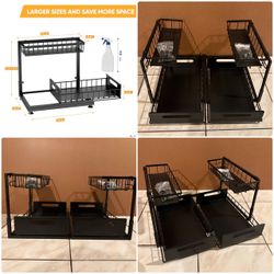 Adjustable Under the Sink Organizers 2/$30