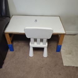 Used reading best sale table and chair