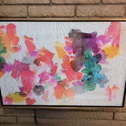 Oliver Gal Artist Co. Abstract Wall Art Framed Canvas