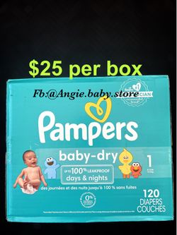Pampers baby dry size 1