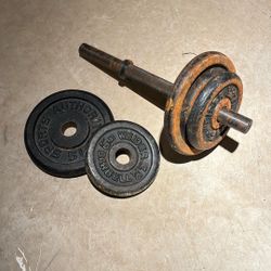 Free Weights (barbells) With Grip Bar
