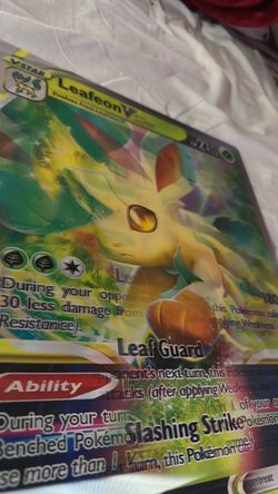 Leafeon VSTAR Pokémon Trading Card Poster