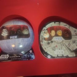 Two Star Wars Collectibles Tins  By Pez