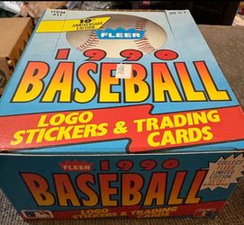 1990 Fleer Baseball Wax Packs 36ct. Brand New on Box.  5 Brand New Boxes Available  SALE SALE $20.00 for each box