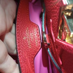  Scarlet Red Louis Vuitton Bag