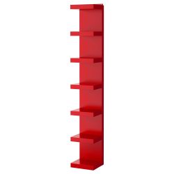 LACK Wall Shelf Unit Rare Red Colorway 11 3/4" x 74 3/4" Sneaker Head Display