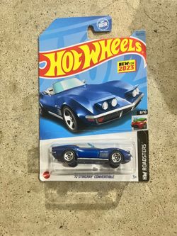 2023 Hot Wheels '72 Stingray Convertible Blue HW Roadsters