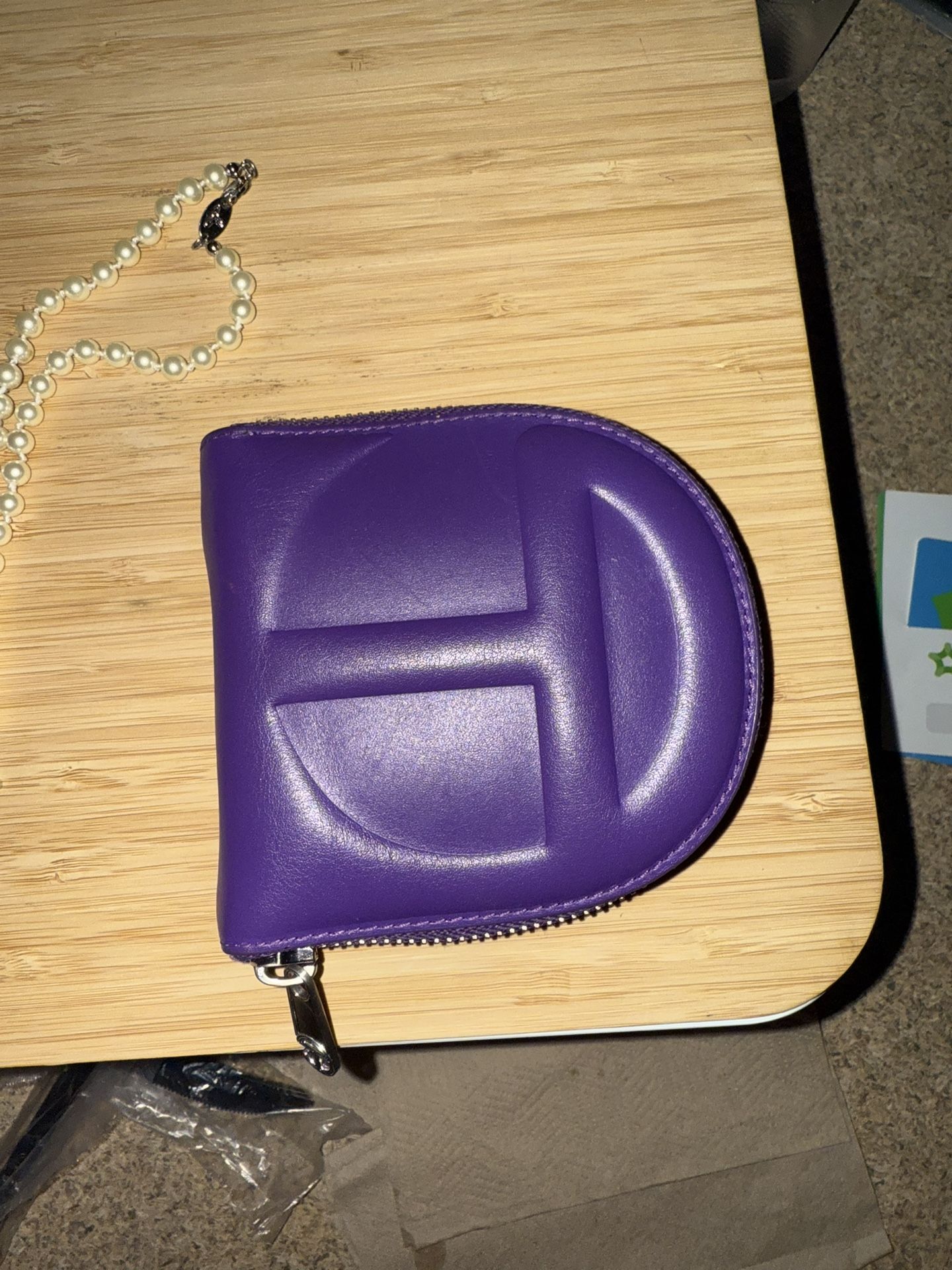 Telfar Purple Wallet