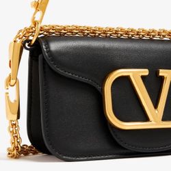 VALENTINO GARAVANI LOCÒ SMALL SHOULDER BAG IN CALFSKIN