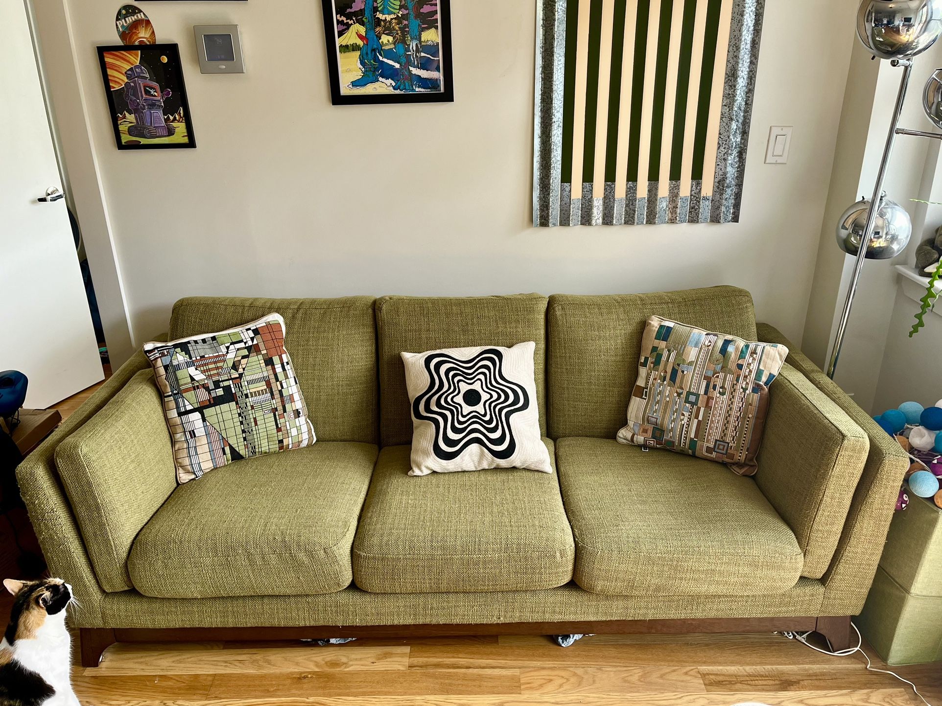 Article Ceni Sofa In Seagrass Green (discontinued Color)