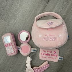 Baby GUND My First Purse 5-Piece Plush Playset 