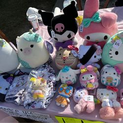 Hello Kitty Plushies And Figures 