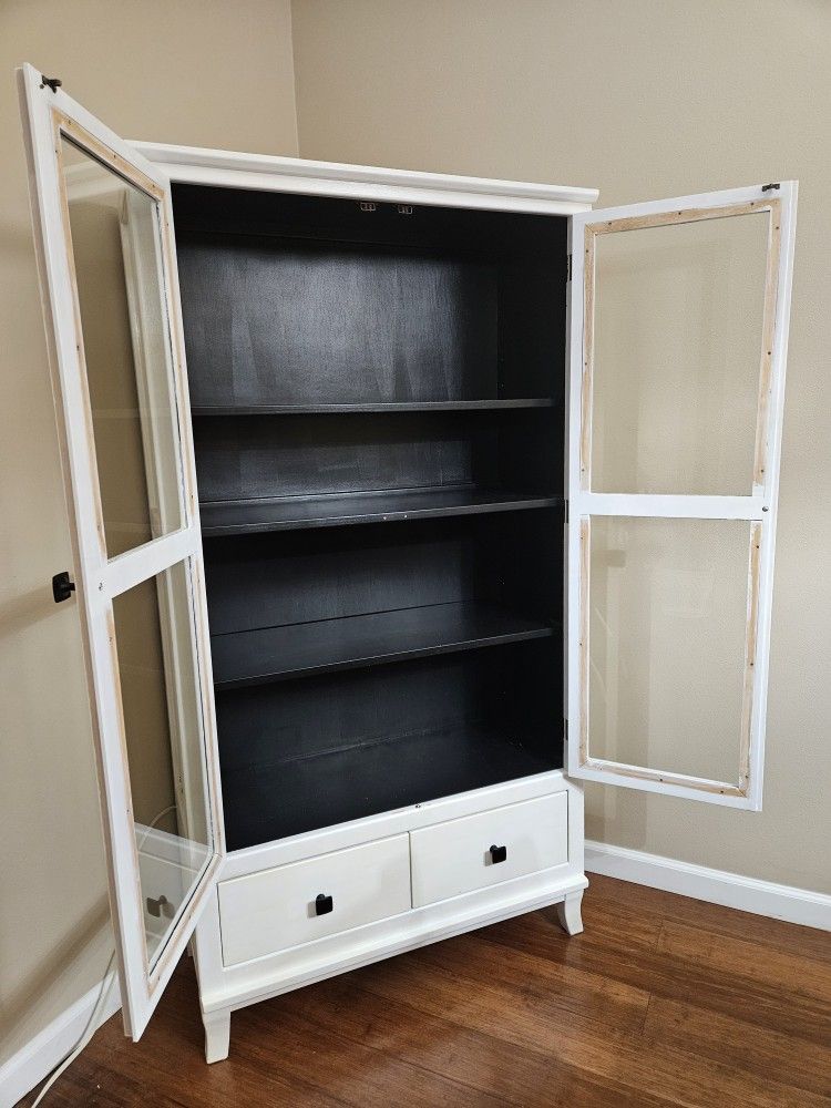 Multipurpose Wood Cabinet 66" X 35" X 14"