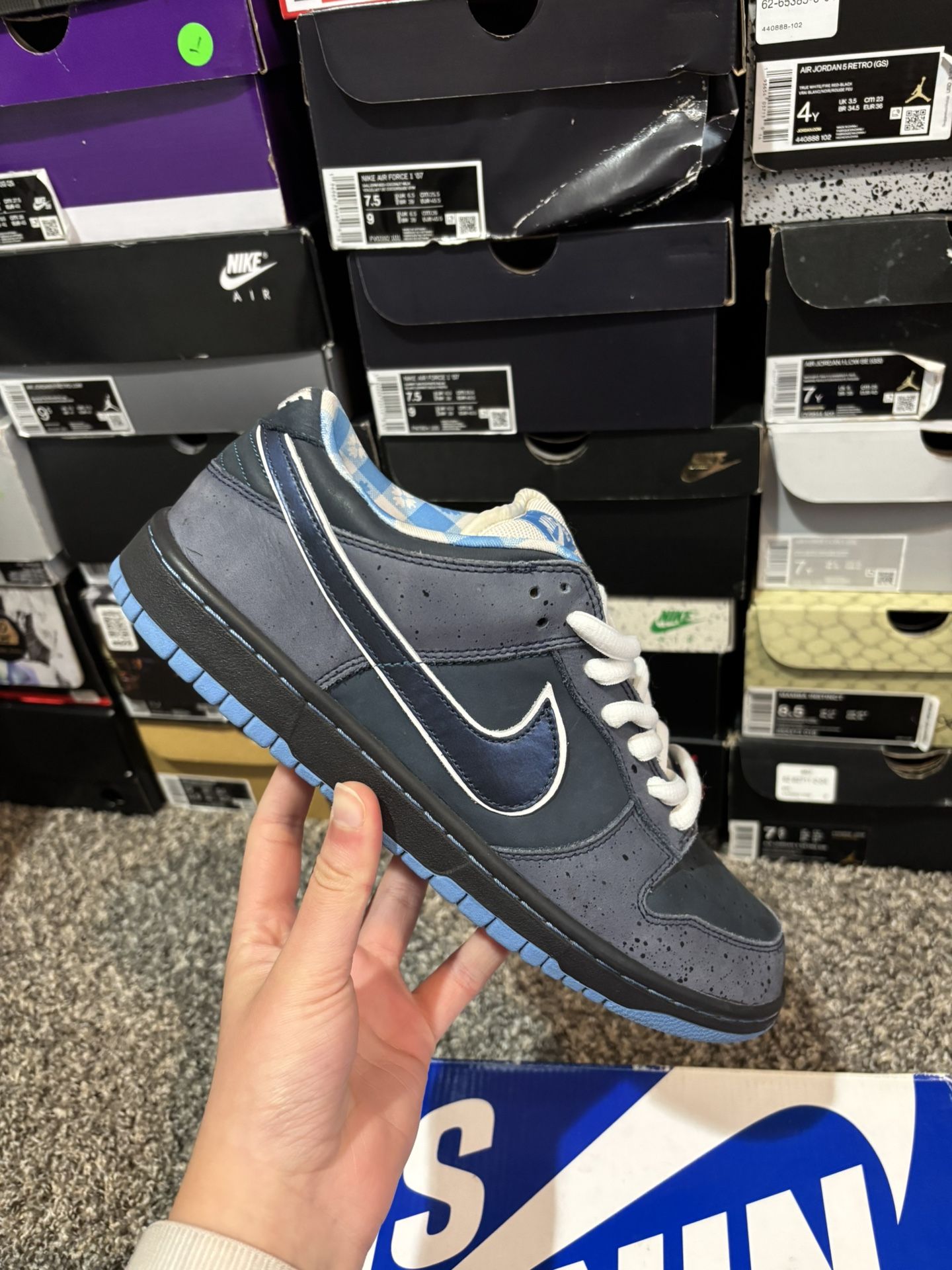 Nike Sb Dunks Low Blue Lobster