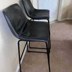 Pair Of Barstools Grey