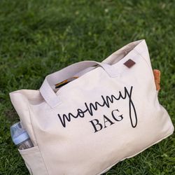 👜 Cotton Canvas Shoulder Bag with Stroller Hanger – Brand New with Tag (Multiple Available) 👜