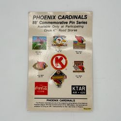 Lot Of 17 Vintage 1988 Phoenix Arizona Cardinals NFL Football Enamel Pin Rare