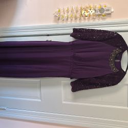 Purple Evening Dress 