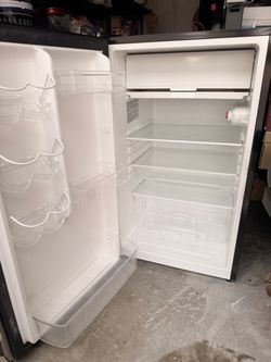 Compact Mini Fridge with Door Storage