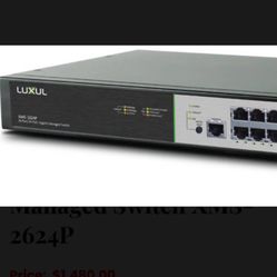 Luxul XMS-2624P 26-Port/24 PoEplus GbE Managed Switch XMS-2624P
