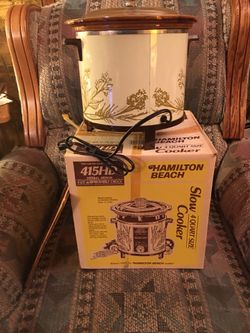 BRAND NEW NEVER USED HAMILTON BEACH 415HD SLOW COOKER 4-QUART WITH REMOVABLE COOKER $20.00