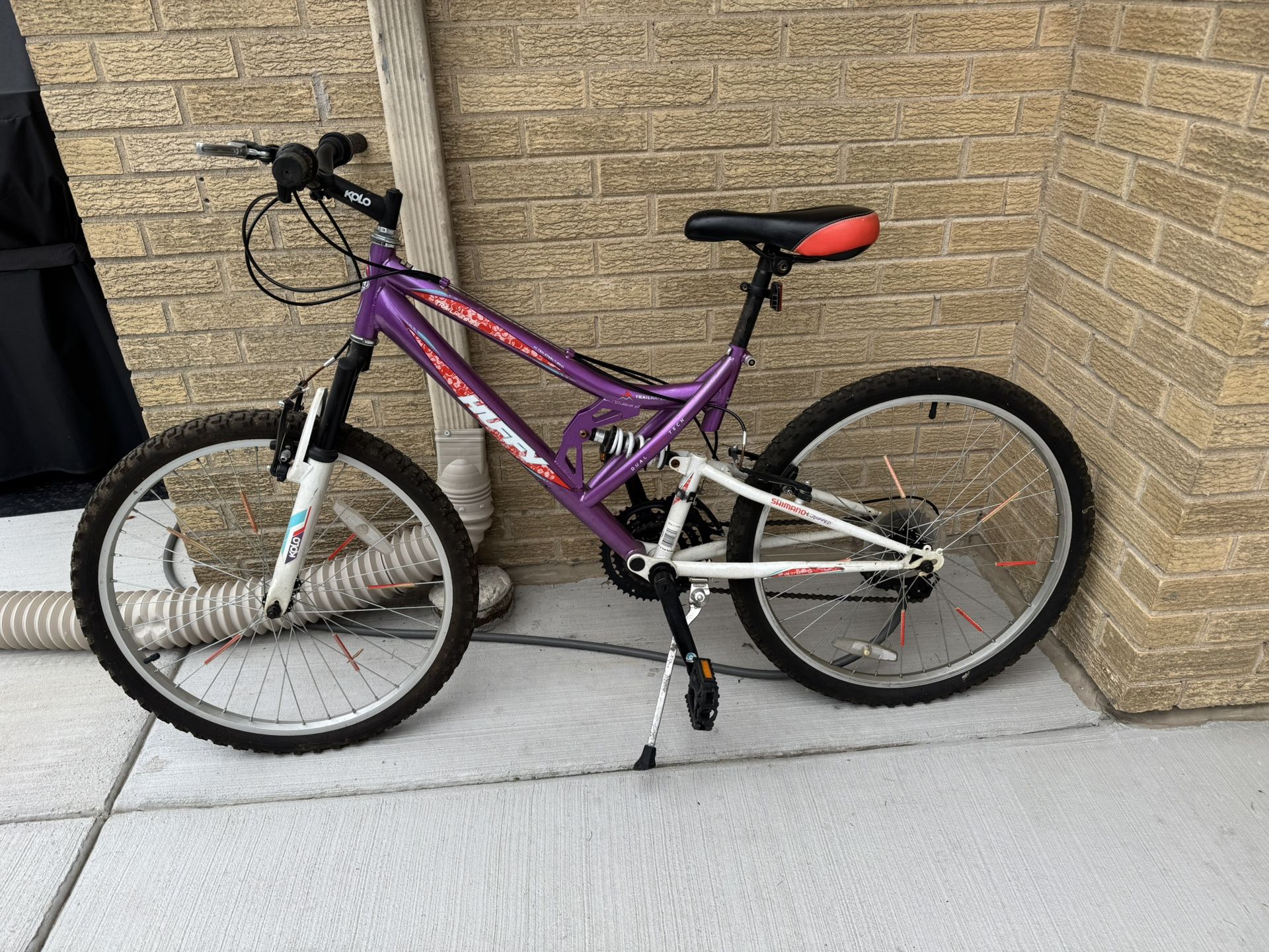Huffy Three Speed Purple Bike