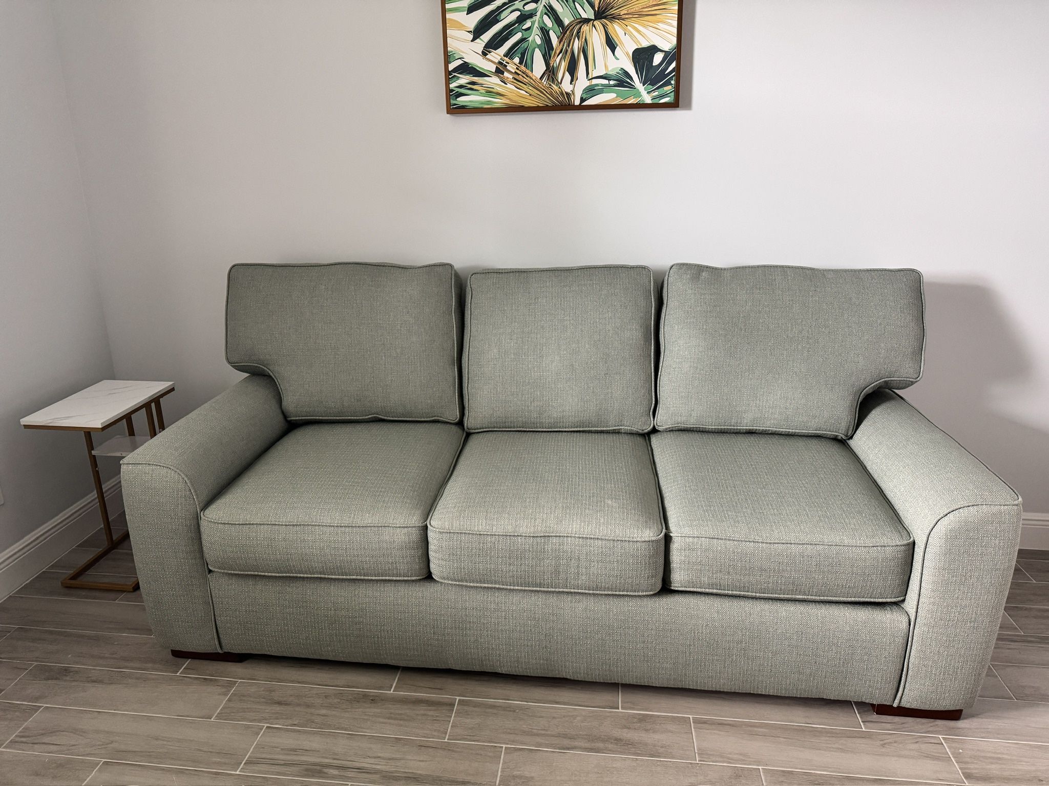 Austin Green Fabric Sofa Pull Out bed