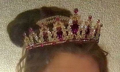 Purple And Gold Tiara