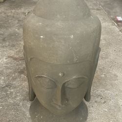 Buddha head statue