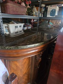 Beautiful bar with marble