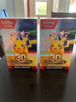 Pokemon 30th anniversary booster bundle