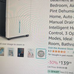 Dehumidifier 1500 https://offerup.com/redirect/?o=U3EuZml0  22 Pint 