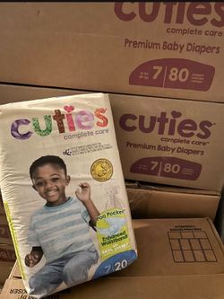 Box Of Diapers Size 7