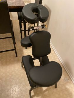 Black Portable Massage Chair