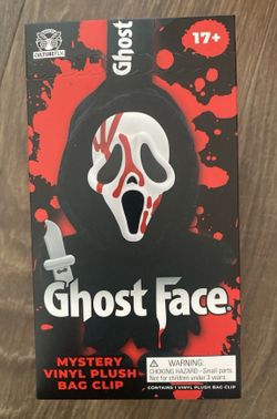 GhostFace Mystery Vinyl Plush Bag clip