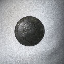 Very Rare 1793 Bermuda Copper One Cent for Collector