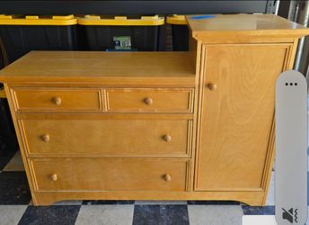 Oak Changing Table
