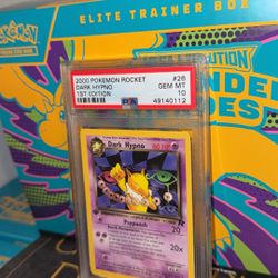 RARE GEM MINT 10 1st Edition Dark Hypno
