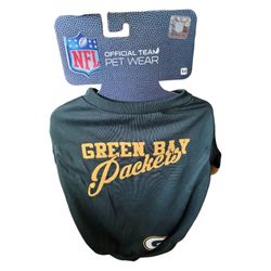NFL Green Bay Packers Official Team Pet Wear Football Fan Pet Shirt