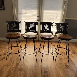 Custom built Iron Barstools