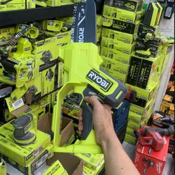 ryobi 18v cordless  6in chainsaw tool only 