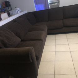 Couch. The Color Is Brown