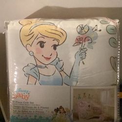 Crib Princess Comforter Set
