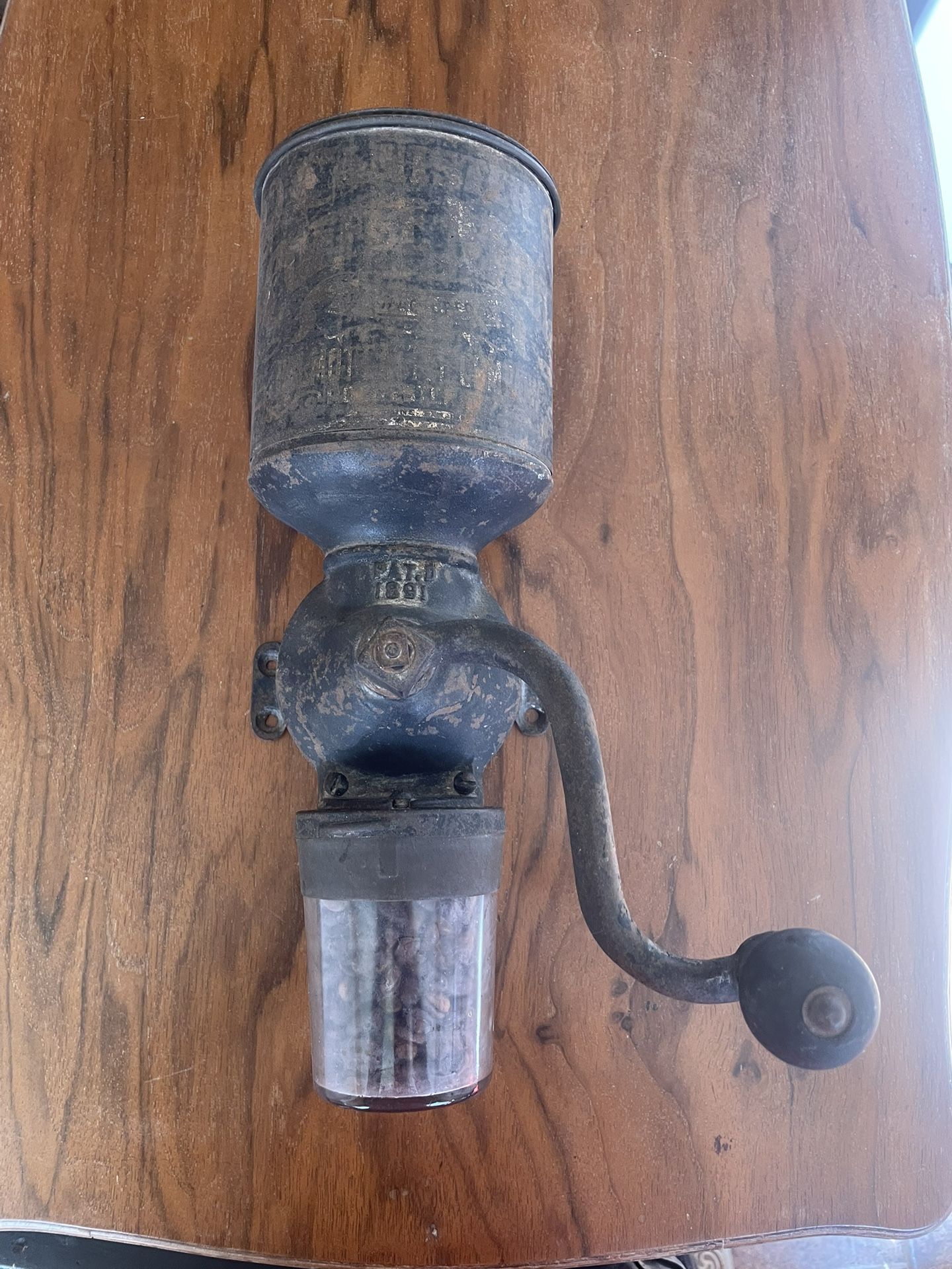 vintage coffee grinder
