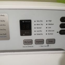 Insignia dryer model  ns fdre67wh8a. Used no issues. And see description below.